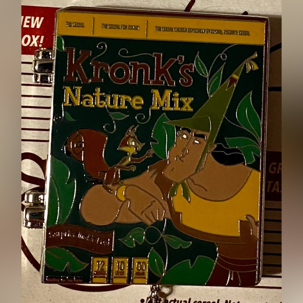 Disney Emperors New Groove Cereal Box LE Pin